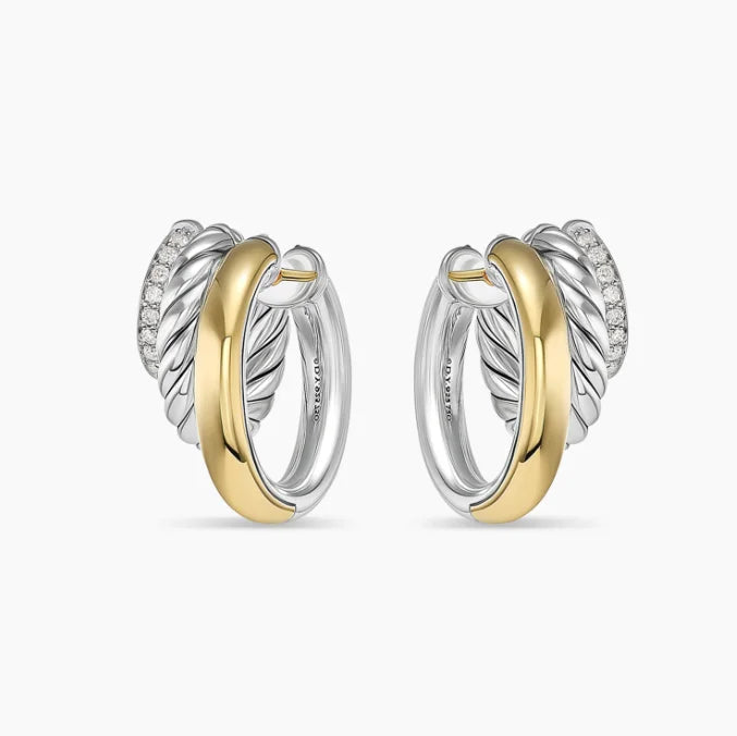 High Quality Fashion Classic 925 Silver Dy New Stud Earrings For Everyday Wear