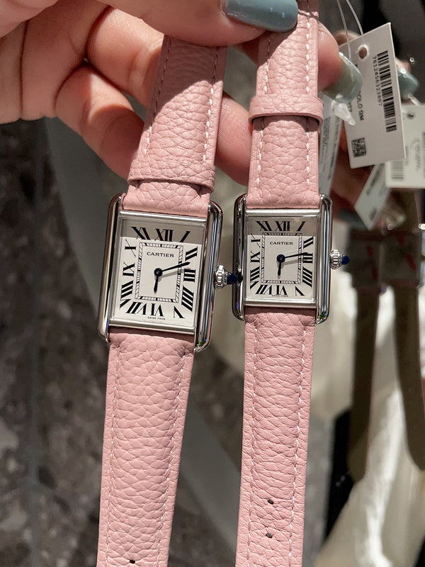 CW1  Lychee belt medium size for men's and women's watches 25.5mm x 33.7mm/29.5mm*22mm